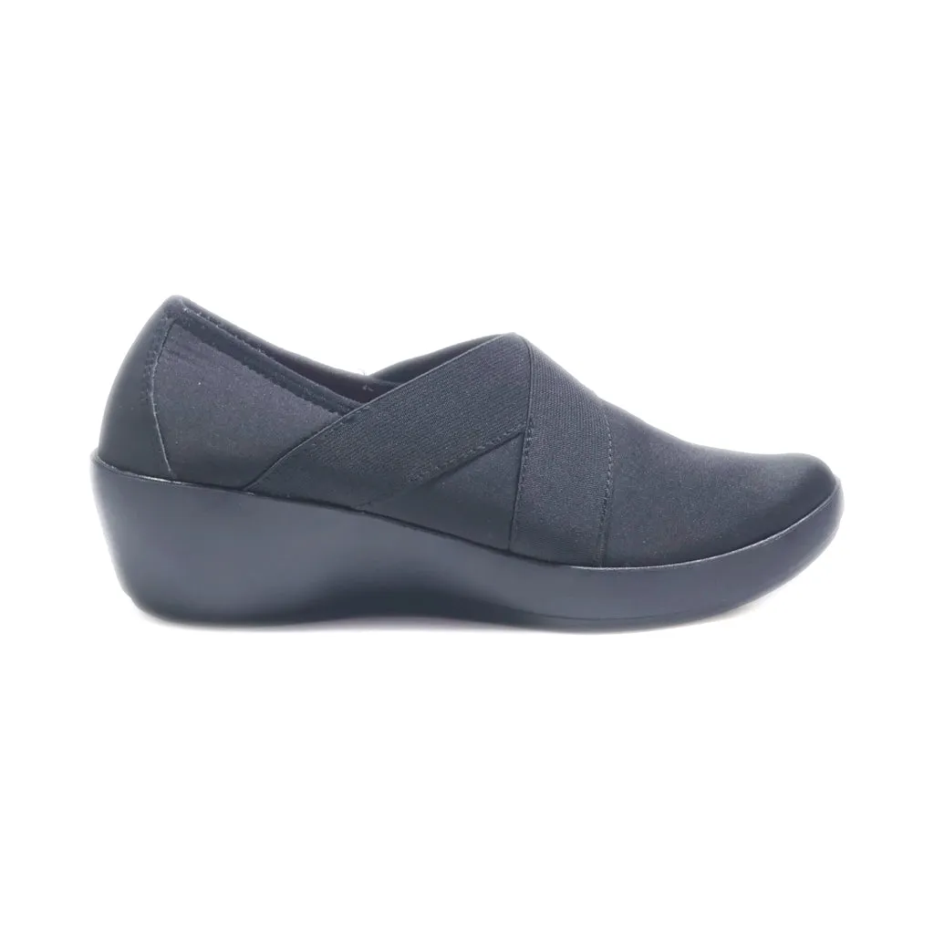 Crocs Slip Ons Fabric Black Colour For Women