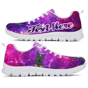 Custom Name Australian Cattle Sneaker, Galaxy Heeler Dog Lovers Sneakers Running Shoes Gift Men Women, Best Running Shoes