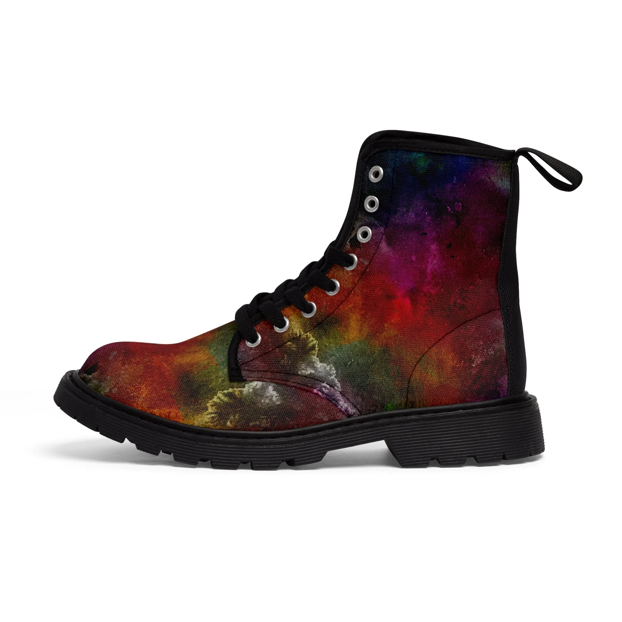 Dark Explosion  - Inovax Woman's Canvas Boots