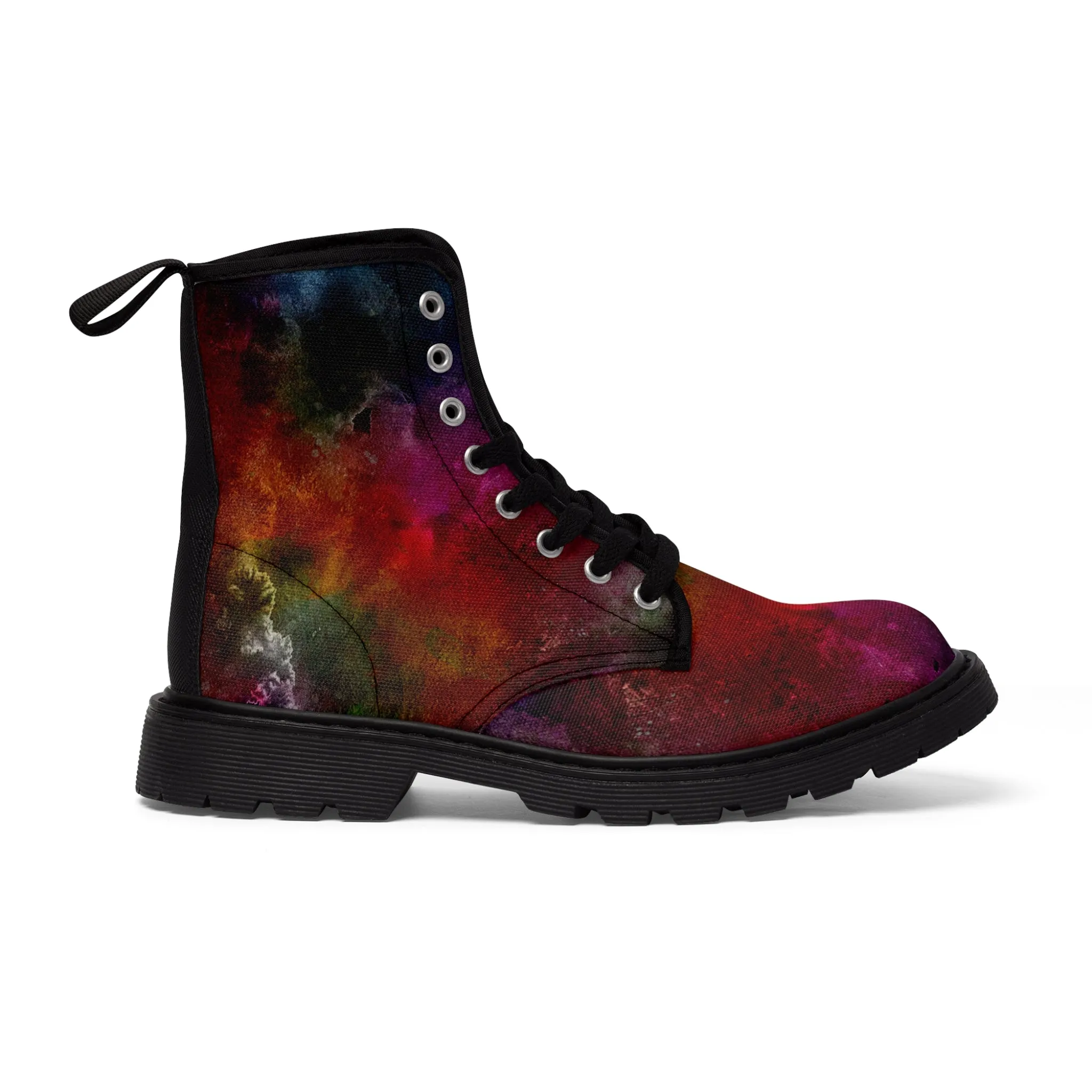 Dark Explosion  - Inovax Woman's Canvas Boots