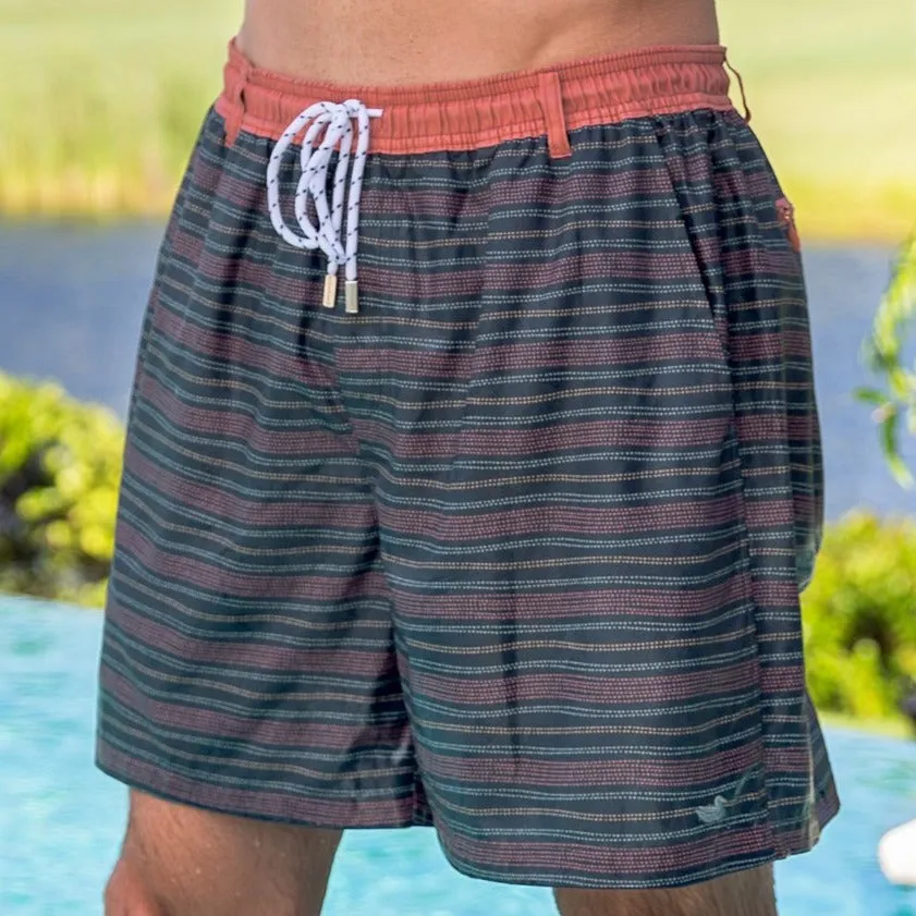 Dockside Swim Trunk - Mayan Dot