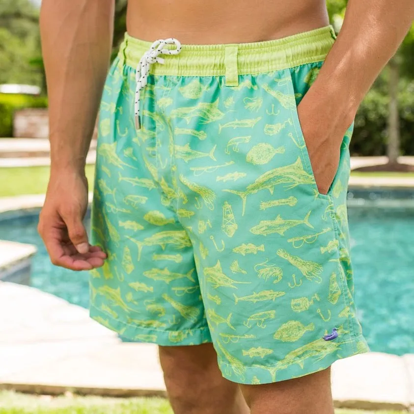 Dockside Swim Trunk - Offshore