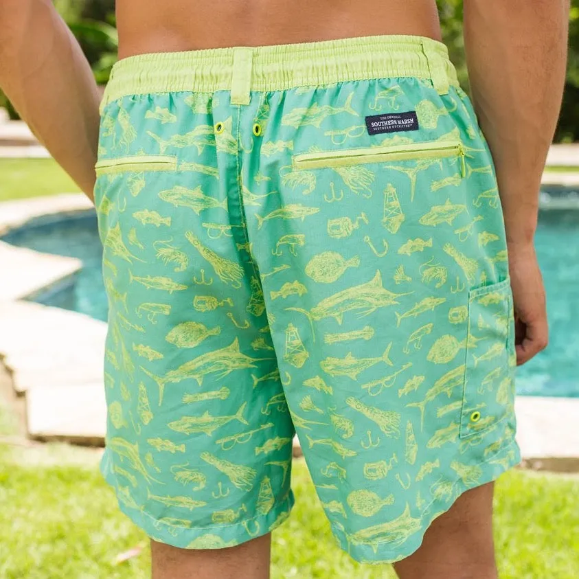 Dockside Swim Trunk - Offshore