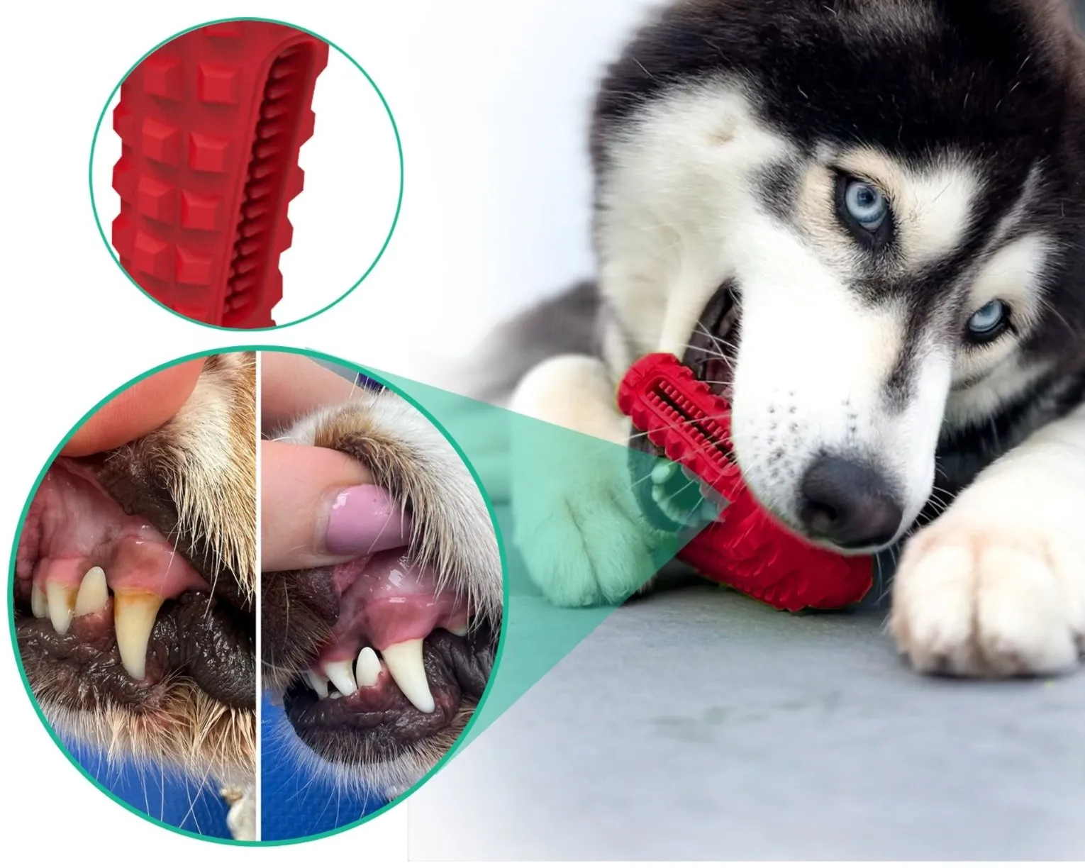 Dog Chew Toys for Aggressive Chewers - Pack of 3  Interactive Dog Puzzle Toys, Dog Chew Enrichment Toys for Boredom and Brain Stimulating Game Keeps Them Engaged