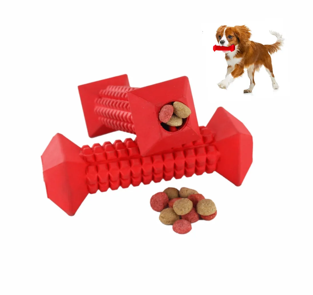 Dog Chew Toys for Aggressive Chewers – Tough Chew Toys for Dogs with Treat Dispenser – Chew Bones for Small, Medium Dogs