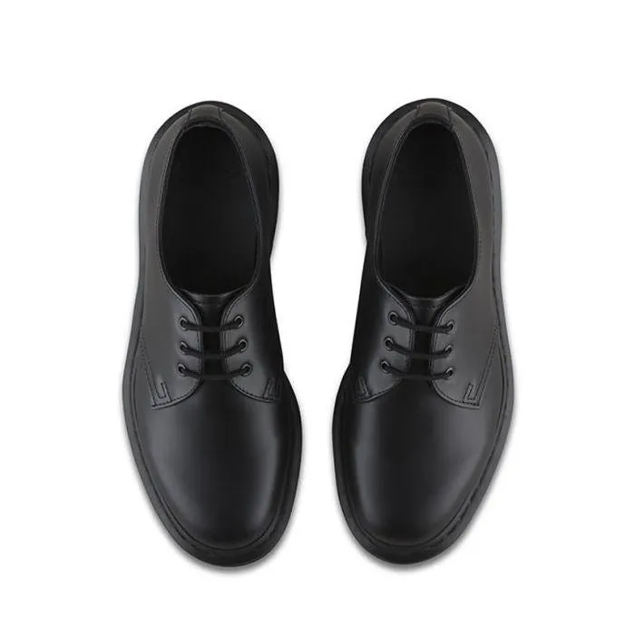 Dr Martens - 1461  Mono Black Smooth Shoe Oxford Lace Up