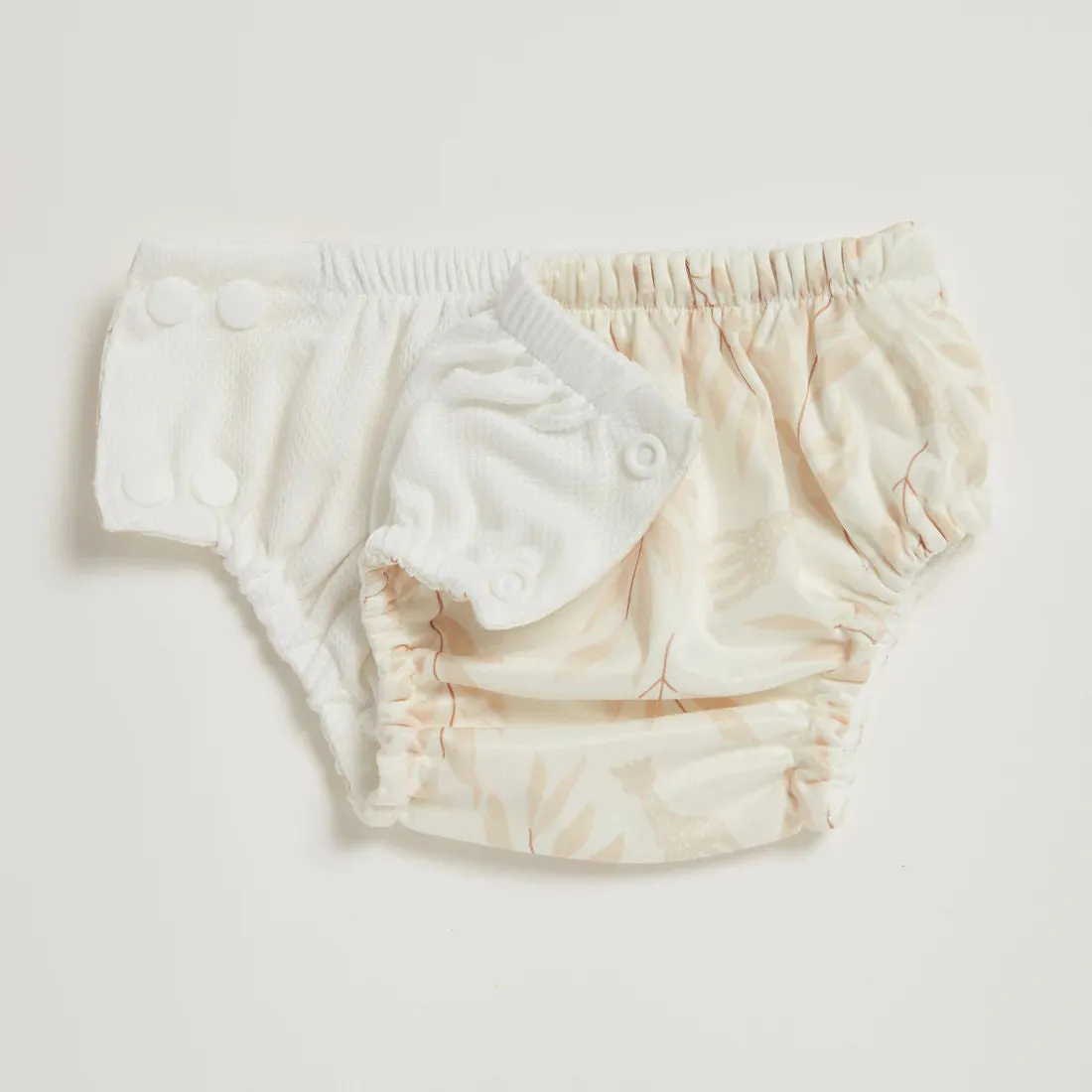 EcoNaps Swim Nappy - Sophie Olive Leaf