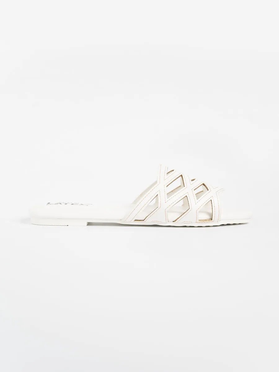 Erin Wavy Stitch Sandals