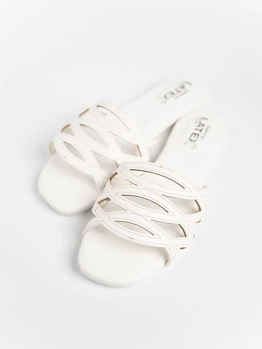 Erin Wavy Stitch Sandals