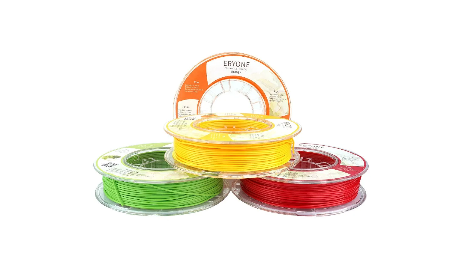 ERYONE 4ROLLS/250g (Total 1KG/2.2LBS) 1.75mm Scented 3D Printer Filament, Dimensional Accuracy  /- 0.05 mm