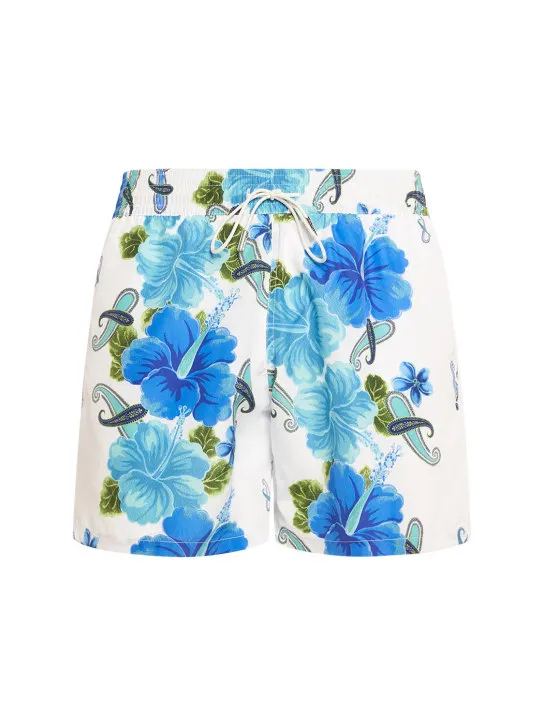 Etro   Floral printed swim shorts 