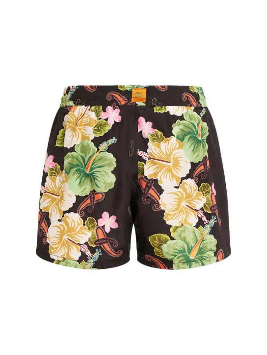 Etro   Floral printed swim shorts 