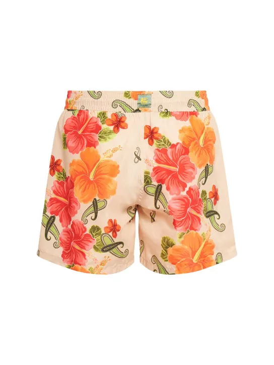 Etro   Floral printed swim shorts 