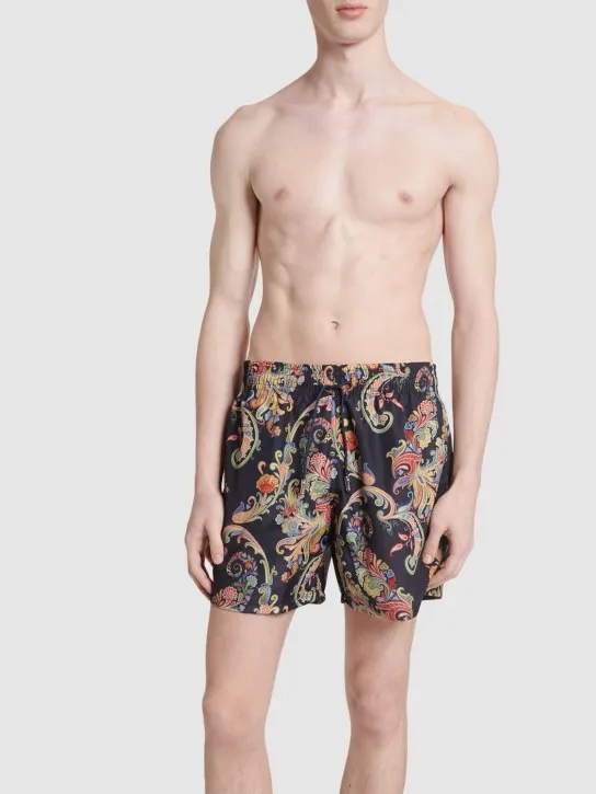 Etro   Printed swim shorts 