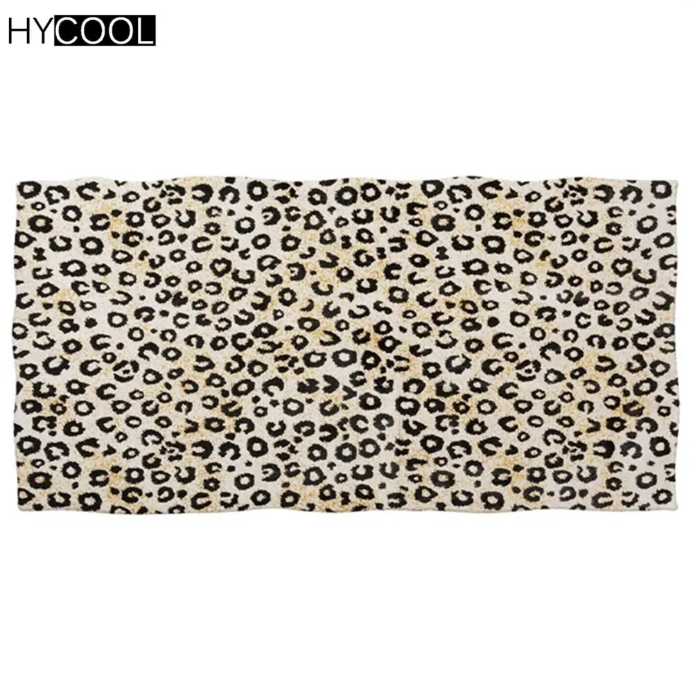 Fashion 3D Leopard Skin Pattern Printi Soft Bath Towels Comfort Beach Swim Toallas Microfiber Face Hair Towel Serviette Plage