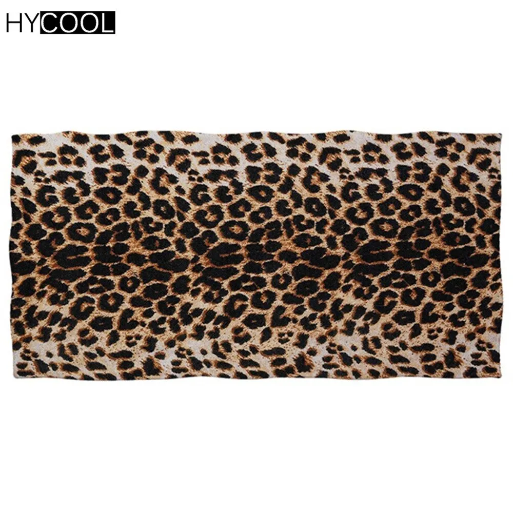 Fashion 3D Leopard Skin Pattern Printi Soft Bath Towels Comfort Beach Swim Toallas Microfiber Face Hair Towel Serviette Plage