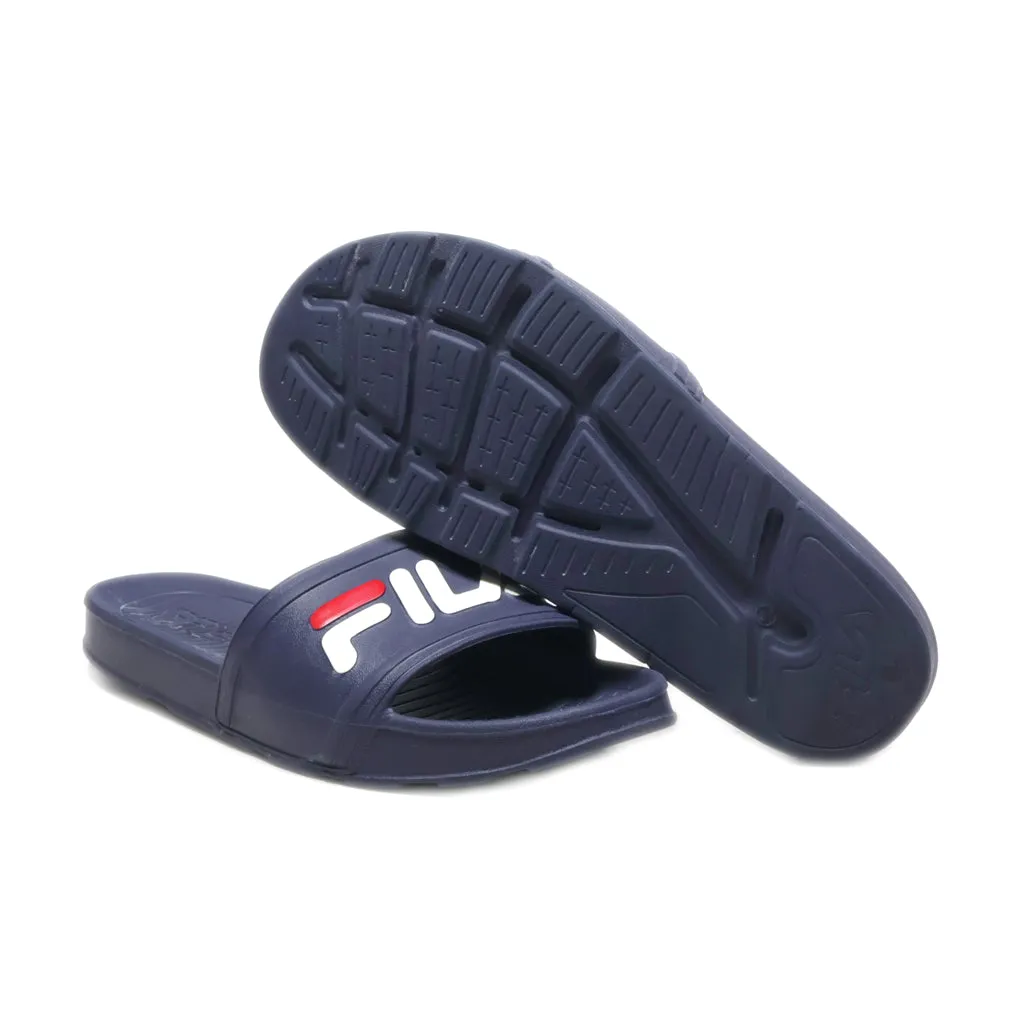 Fila Drifter Sliders Rubber Blue Colour For Men