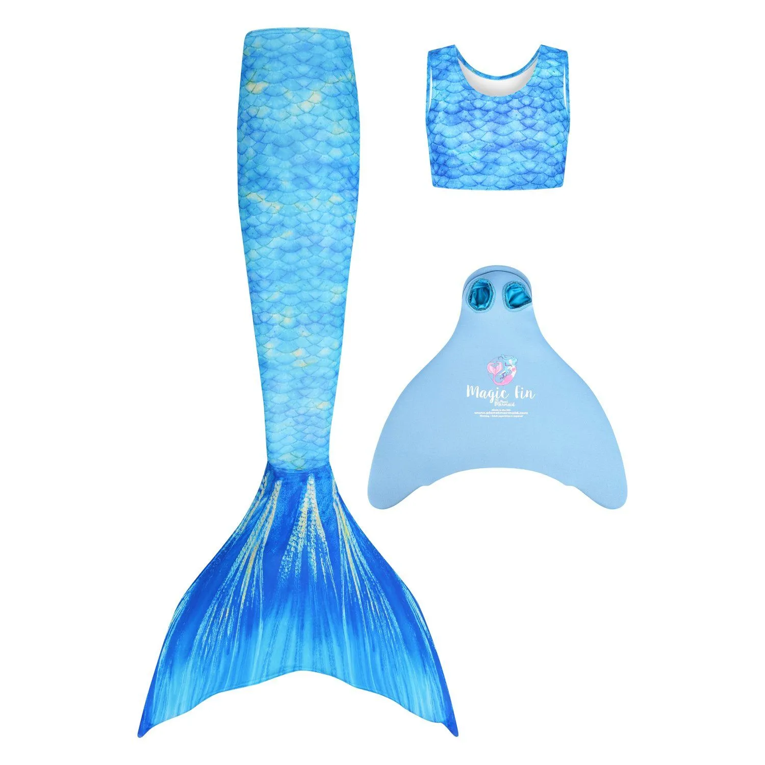 Frozen Aqua Mermaid Tail