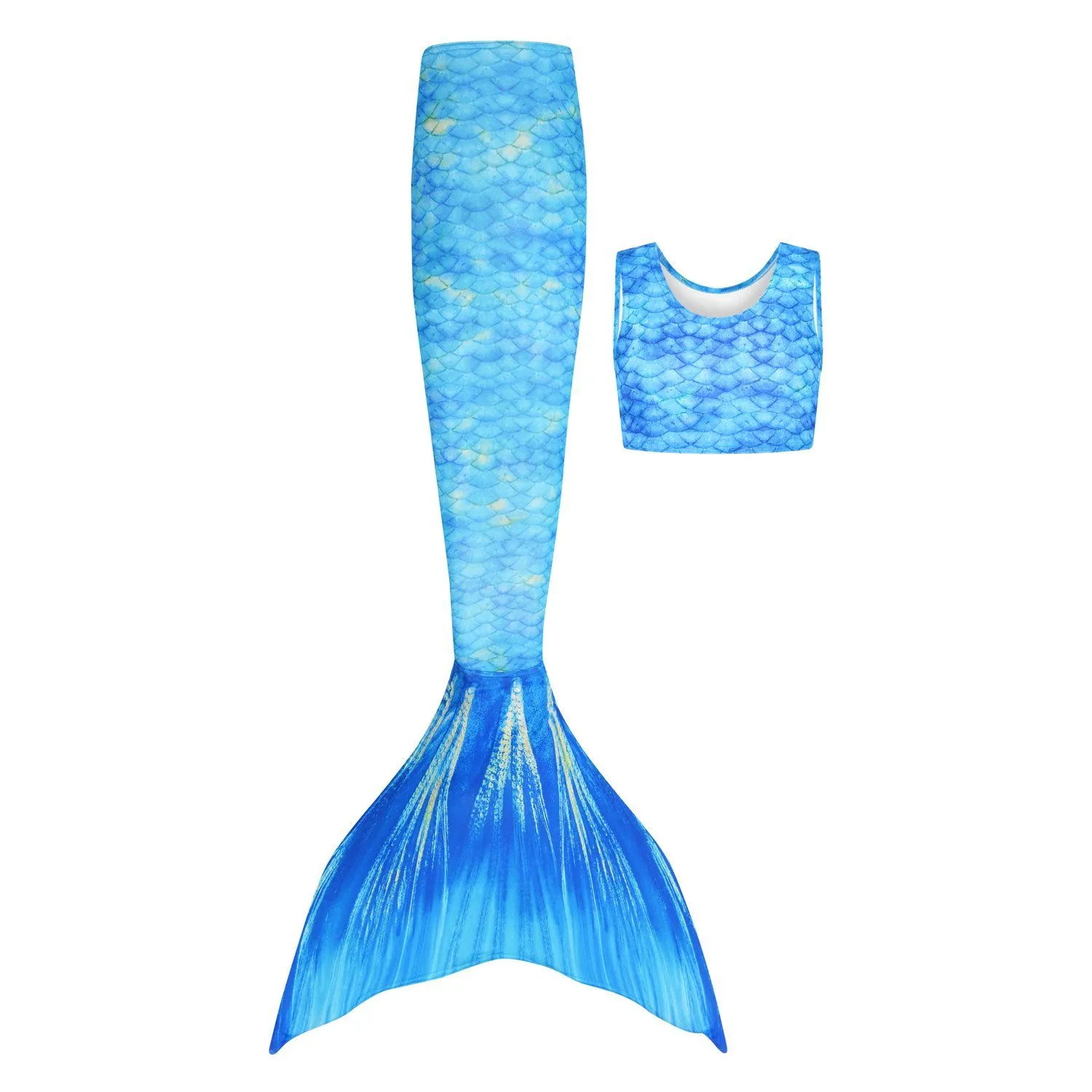 Frozen Aqua Mermaid Tail