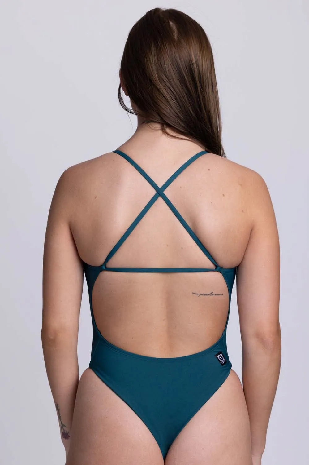 Gabby Swim Onesie - Peacock