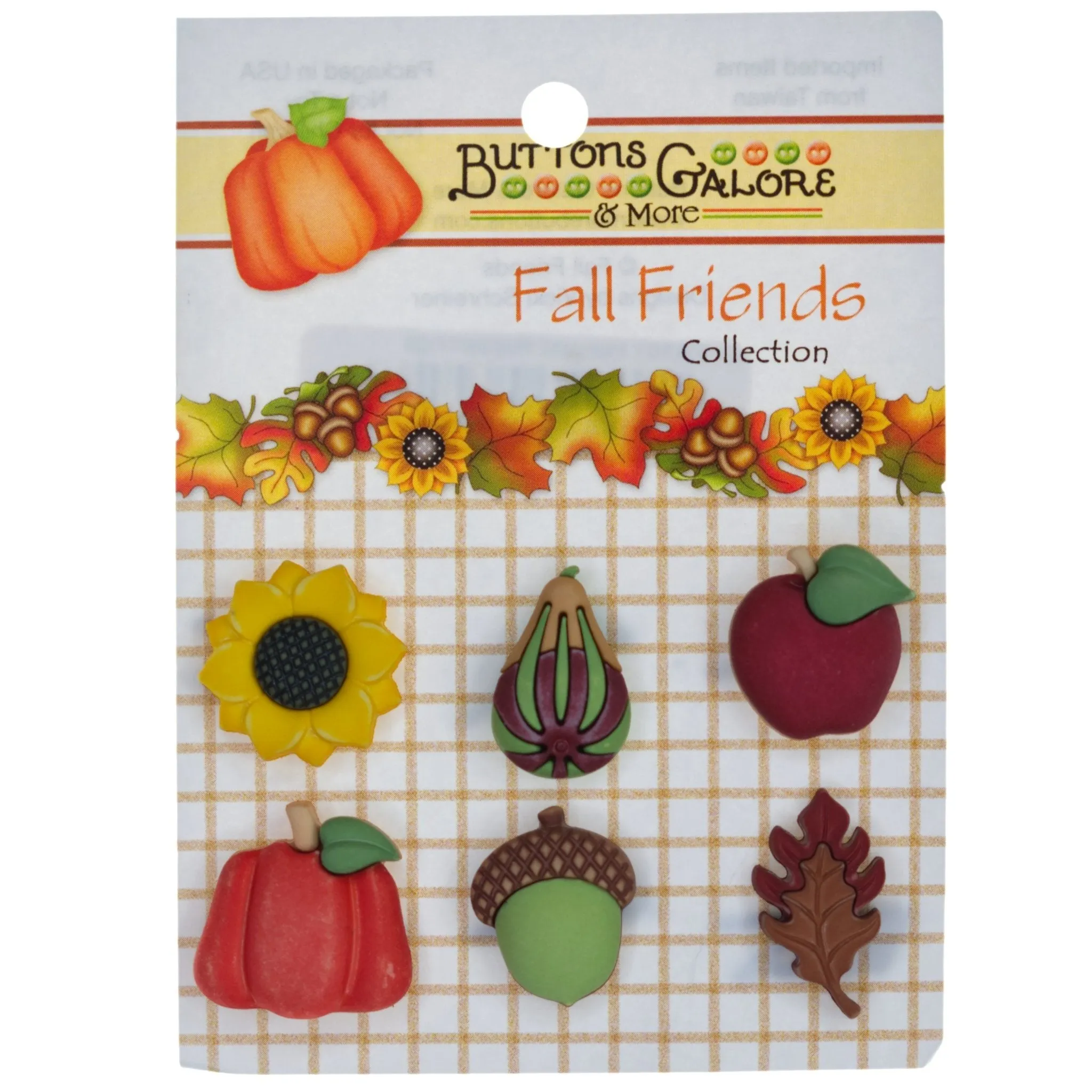 Harvest Happenings 3D Theme Buttons