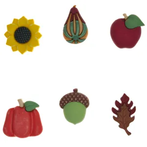 Harvest Happenings 3D Theme Buttons