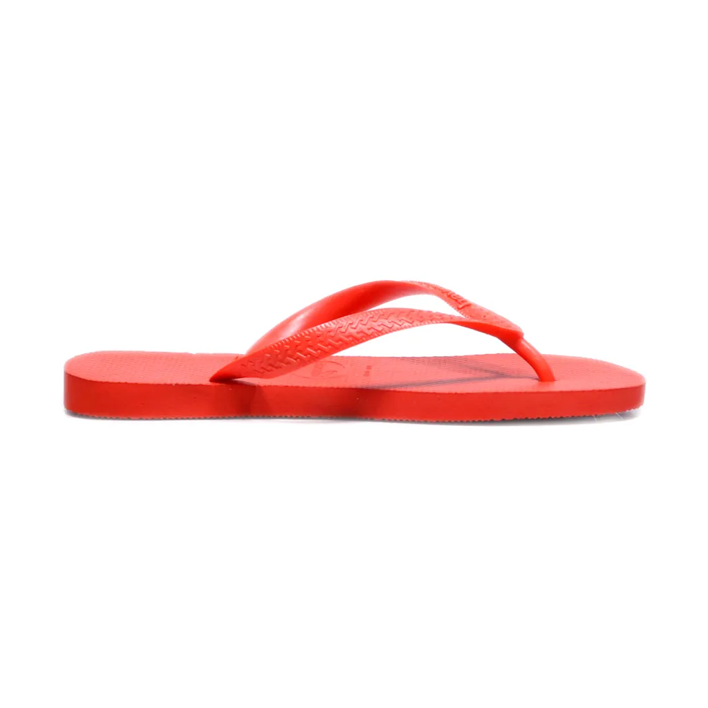 Havaianas Slippers Rubber Red Colour For Men