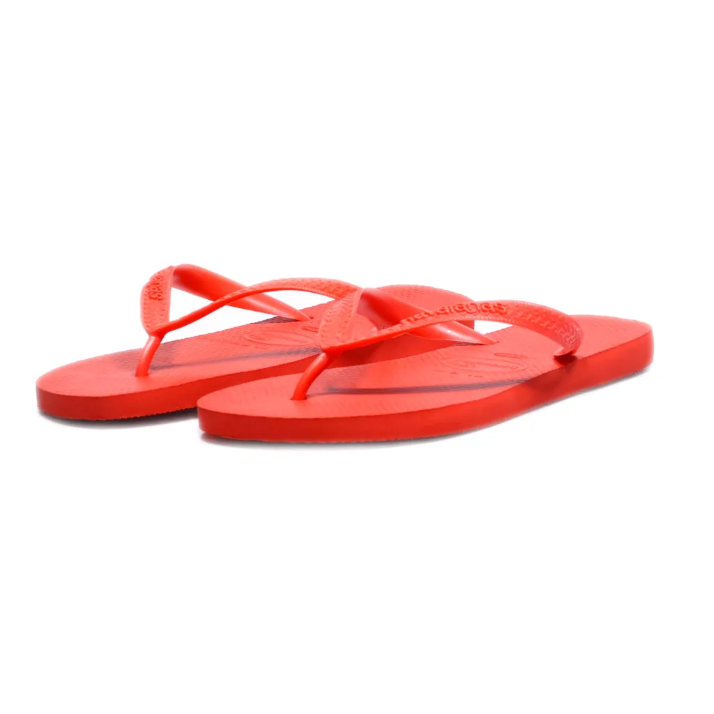 Havaianas Slippers Rubber Red Colour For Men