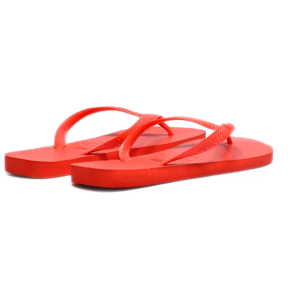 Havaianas Slippers Rubber Red Colour For Men