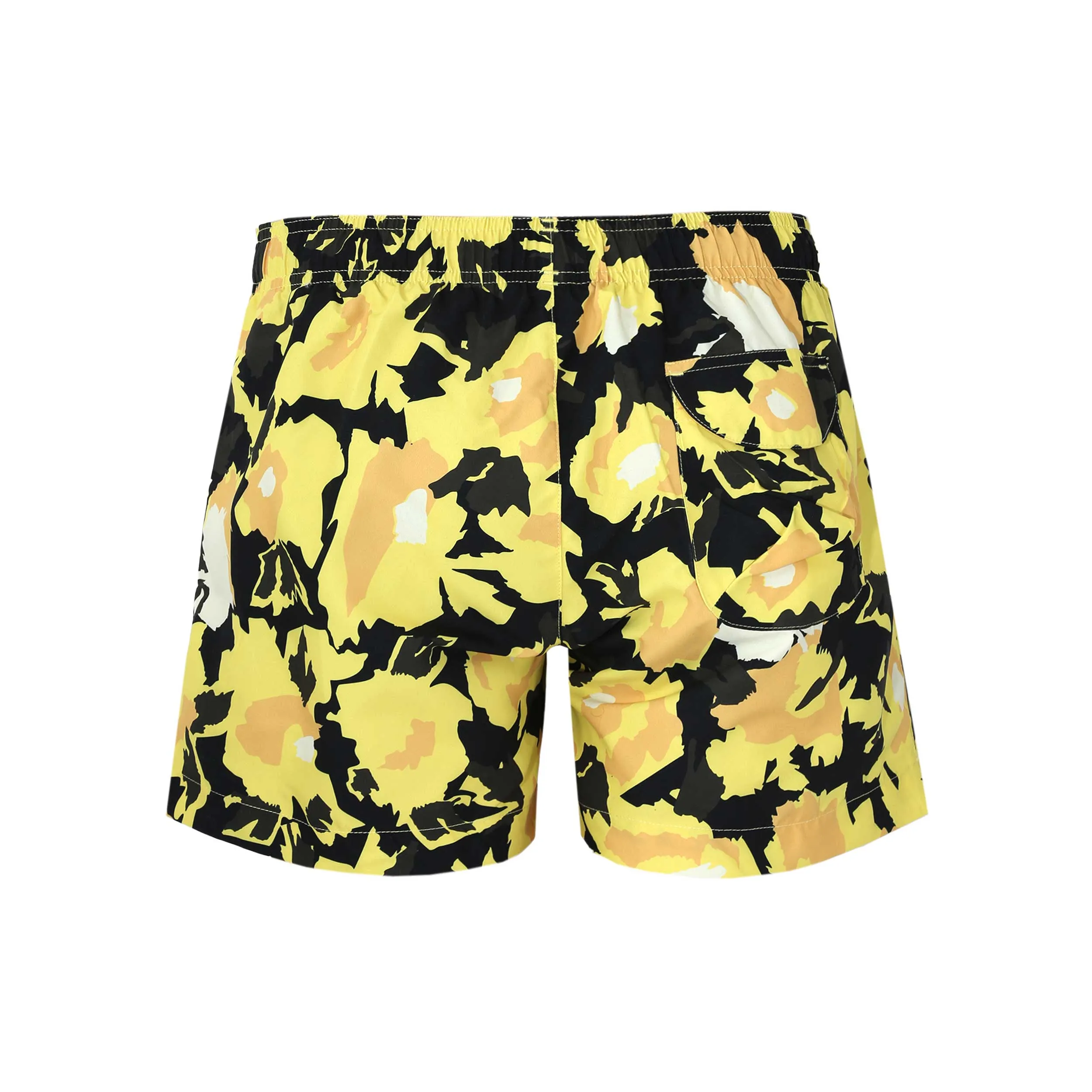 HUGO Memo Swim Short in Yellow