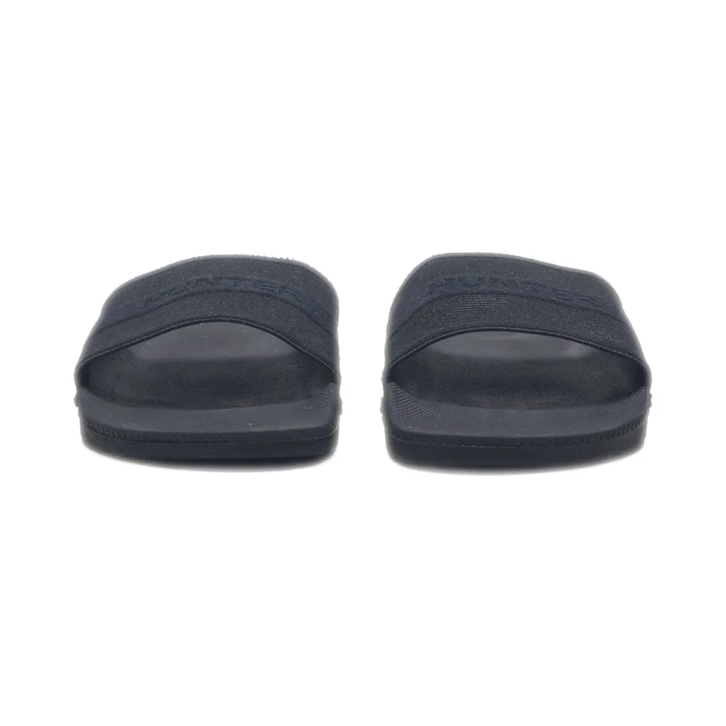 Hunter Sliders Fabric Black Colour For Men