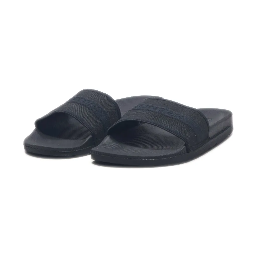 Hunter Sliders Fabric Black Colour For Men