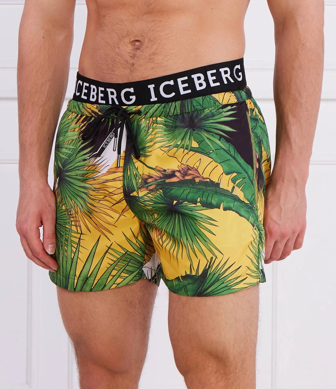 Iceberg Palms Swim Short (Yellow) - IICE3MBS01YEL