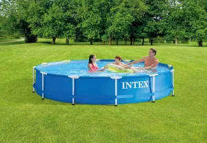 Intex 12ft x 30in Metal Frame Outdoor Pool (Filter not Included)