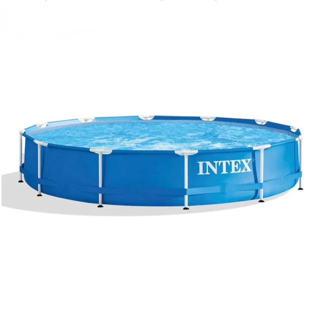 Intex 12ft x 30in Metal Frame Outdoor Pool (Filter not Included)