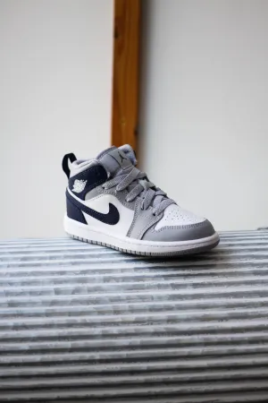 JORDAN 1 MID (PS) "MIDNIGHT NAVY"