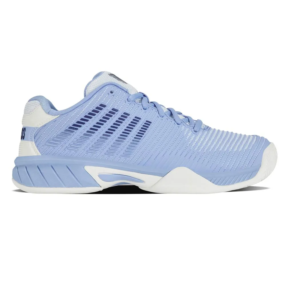 Juniors` Hypercourt Express 2 Tennis Shoes Bright White and Open Air