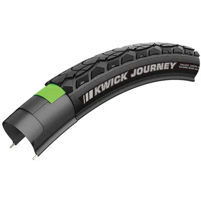 Kenda Kwick Journey 26'' E-Bike Tires - Fast Rolling, Reflective, Puncture Resistant