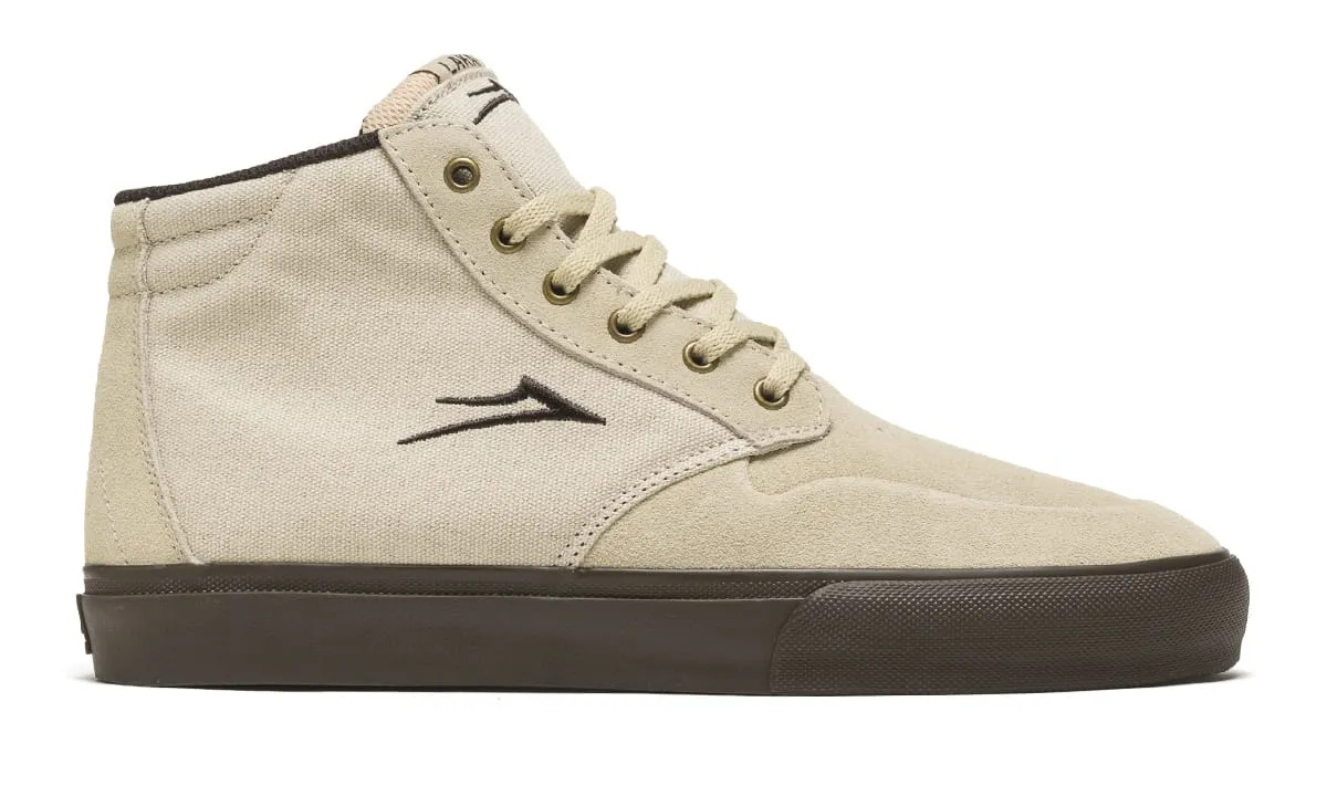 Lakai Shoes Riley 3 High - Cream/Gum Suede