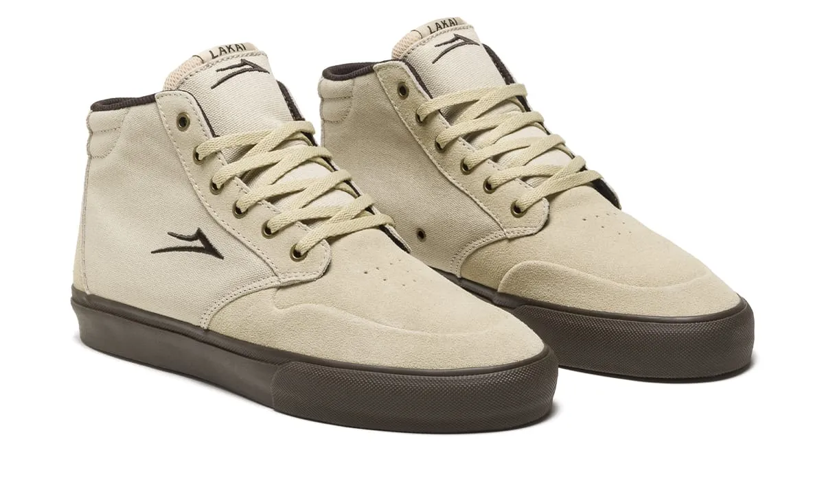 Lakai Shoes Riley 3 High - Cream/Gum Suede