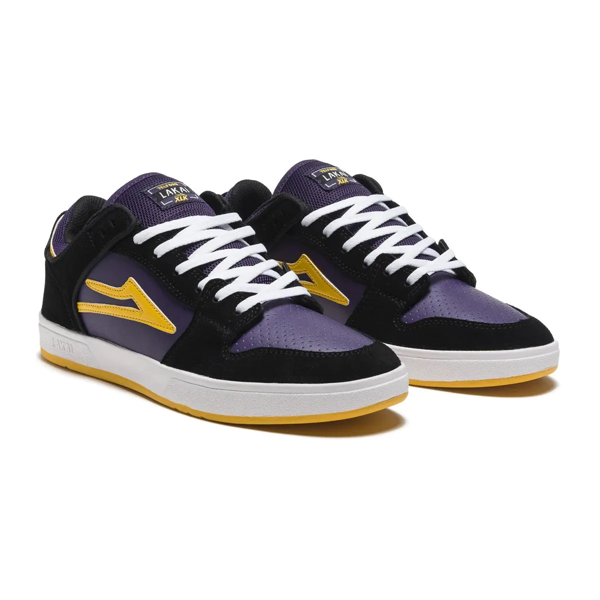 Lakai Shoes Telford Low - Black/Grape Suede