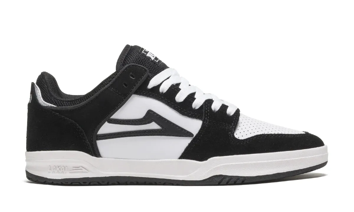 Lakai Shoes Telford Low - White/Black Suede