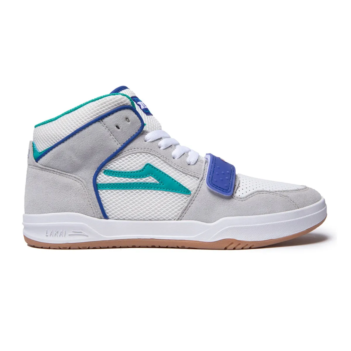 Lakai Shoes Telford Mid - White/Gum Suede