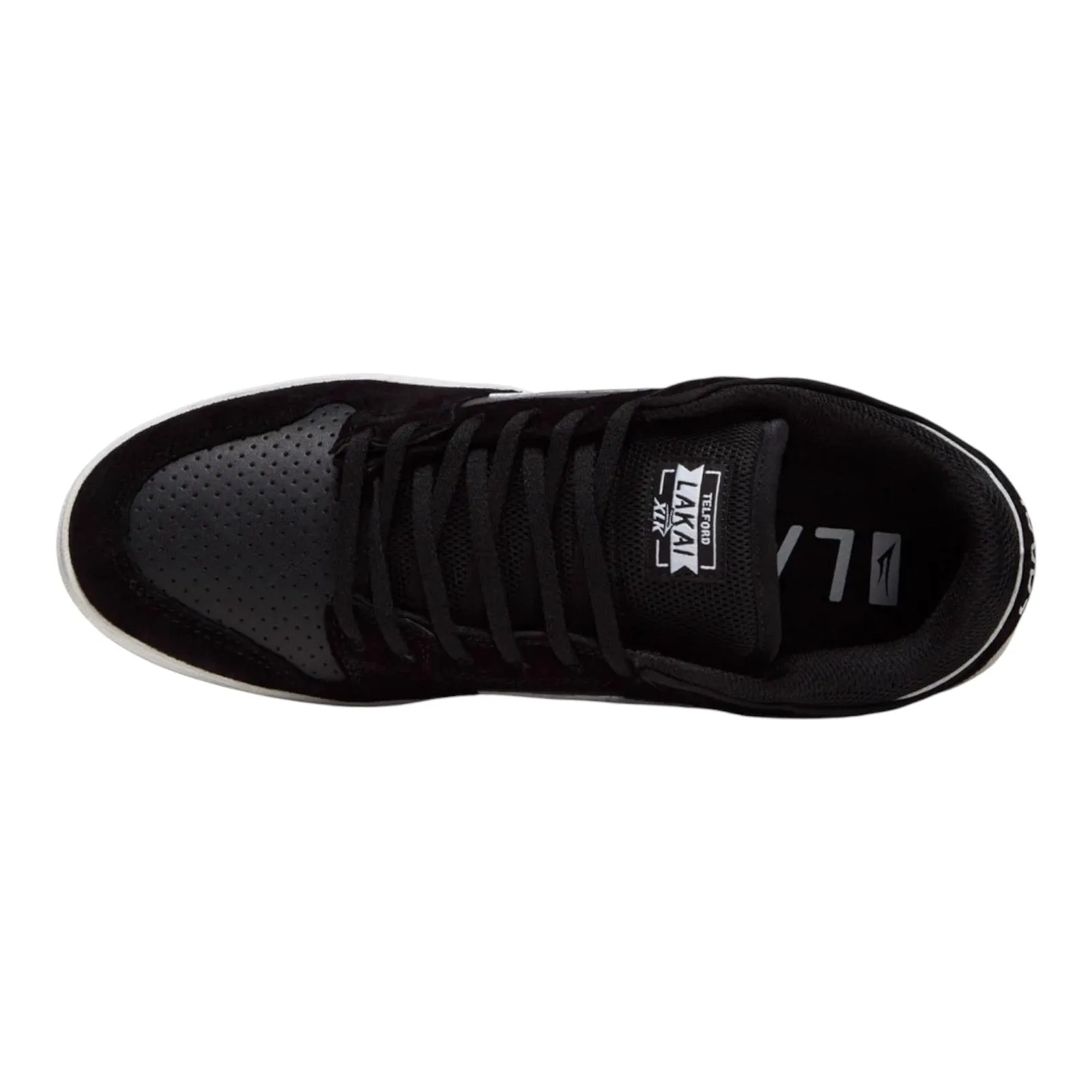 Lakai Telford Low Black/White Suede