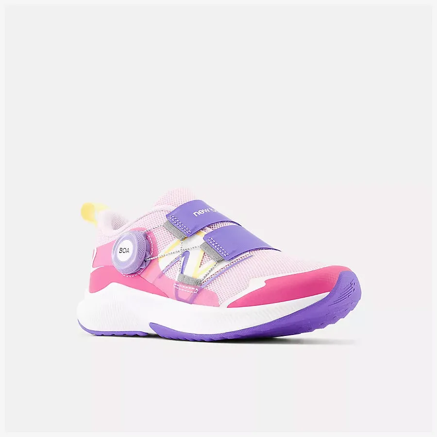 Little Kids DynaSoft Reveal v4 BOA® (Light Raspberry/Hi-pink/Electric Indigo)