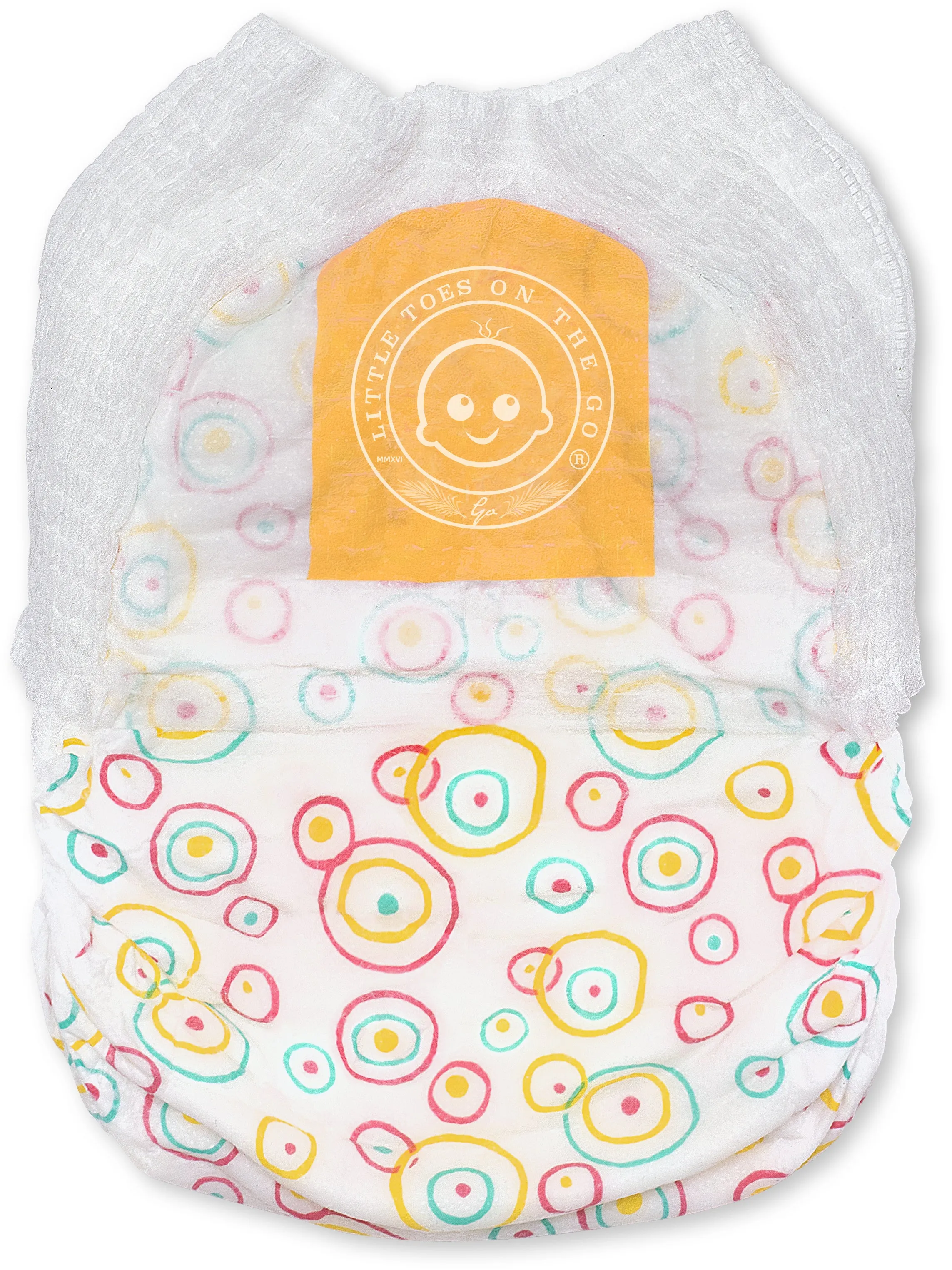 Little Toes Natural Disposable Swimmy Diapers- 24 count Small, Medium and Large