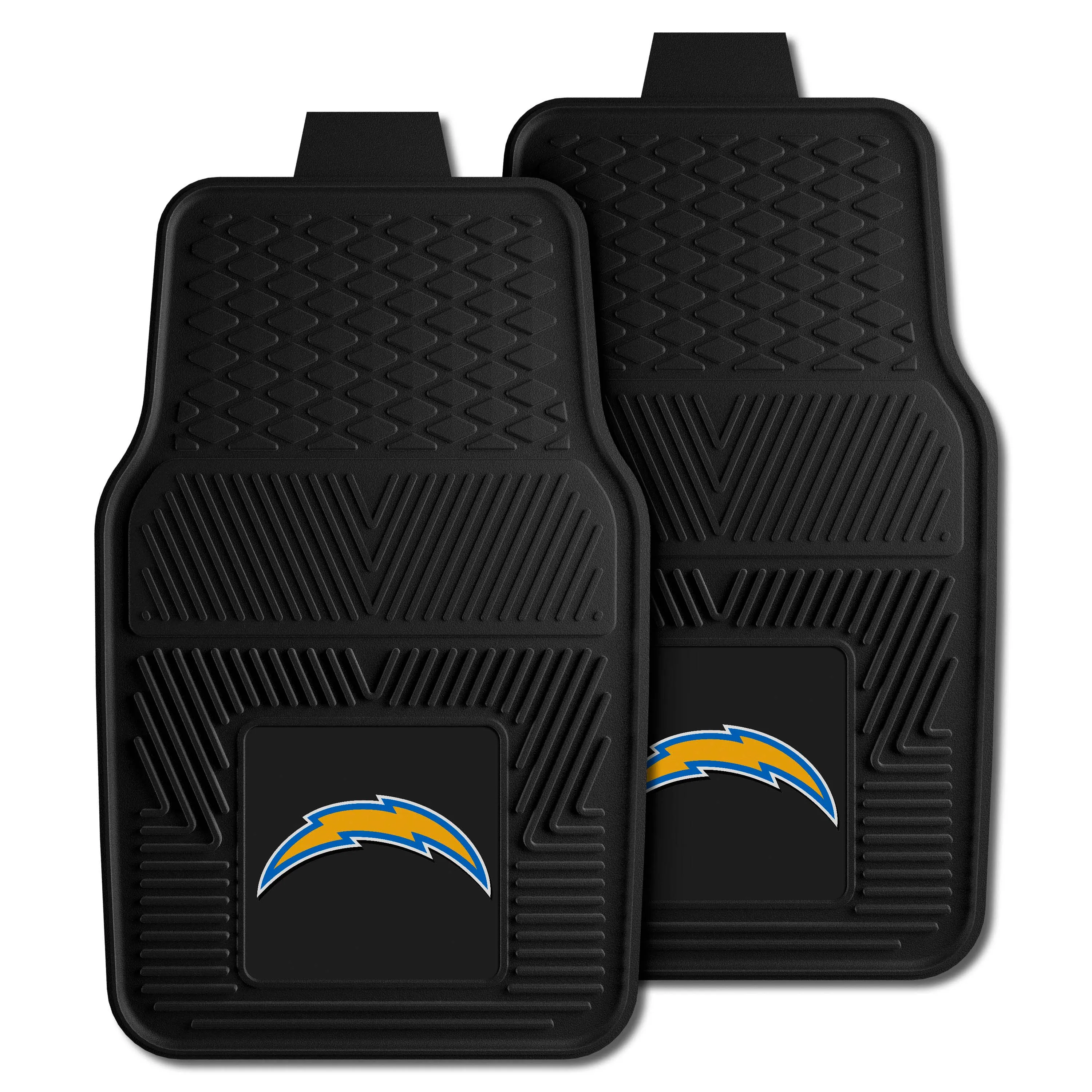 Los Angeles Chargers Heavy Duty Car Mat Set - 2 Pieces