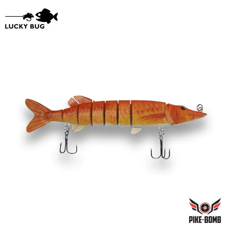 Lucky Bug 5" Pike Bomb Lures