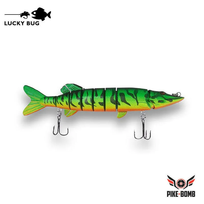 Lucky Bug 5" Pike Bomb Lures