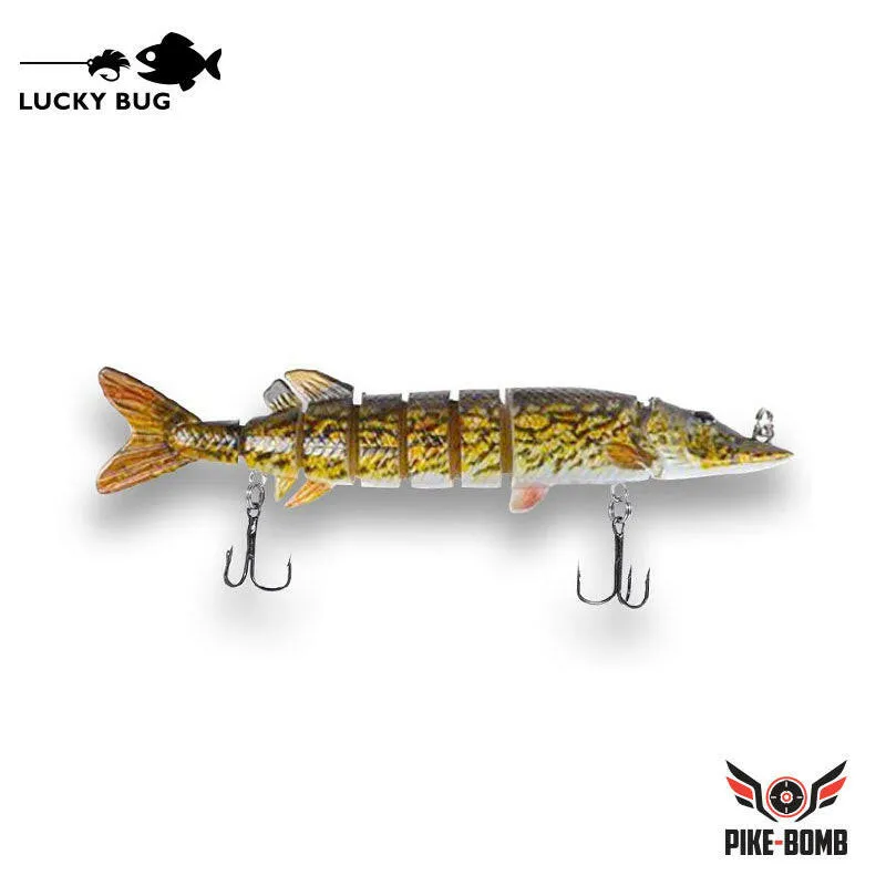 Lucky Bug 5" Pike Bomb Lures